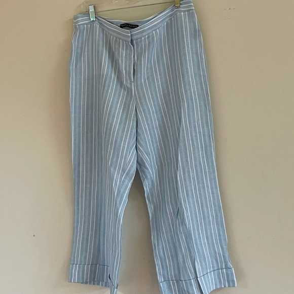 Tommy Hilfiger Linen Stripe Pants - Picture 1 of 7